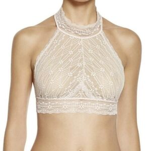 Free People Intimately Halter Lace Bralette Woman's XS